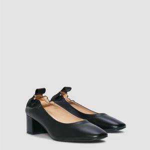 Everlane The Italian Leather Day Heel Black Size 8